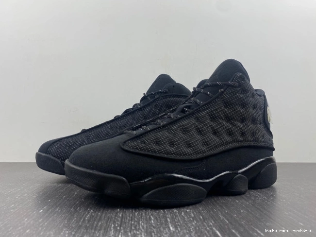 Husky Air Black Retro Jordan Cat 13 414571-011 0820
